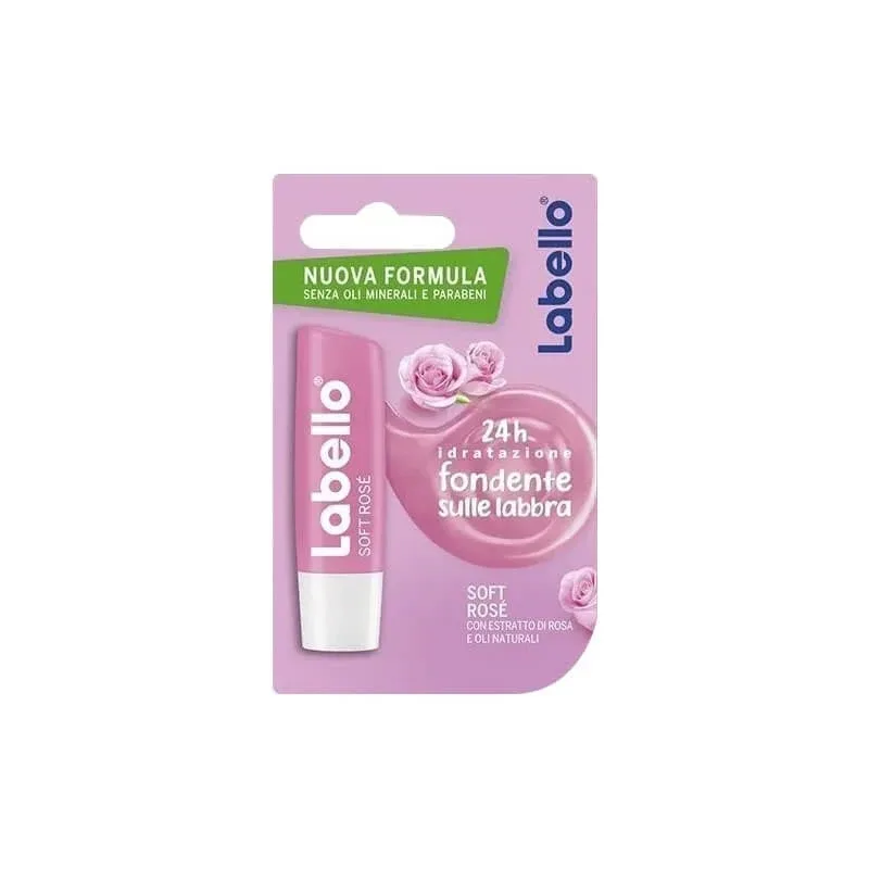 Labello Soft Rosé – balsam de buze colorat cu efect natural — preț și oferte