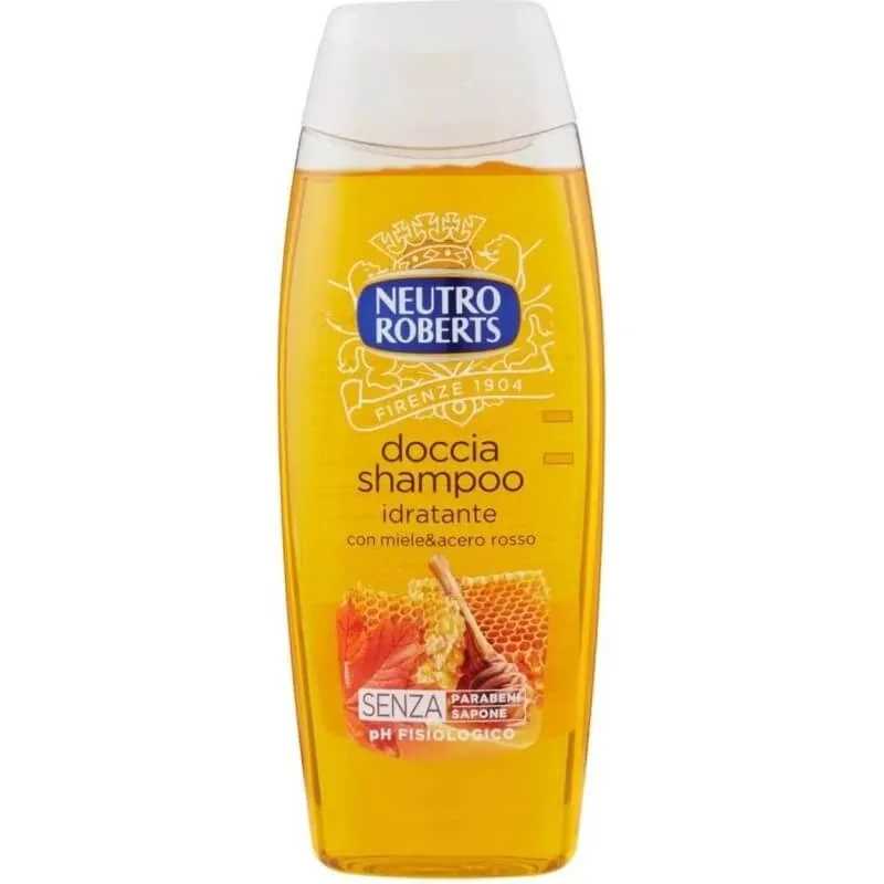Neutro Roberts Miele și arțar roșu – gel de duș hidratant cu șampon, 250 ml — preț și oferte