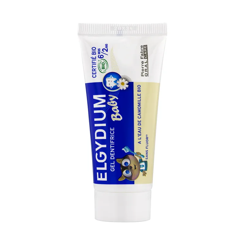 Pasta de dinti cu musetel Baby Organic Bio 6 luni-2 ani, Elgydium , Pierre Fabre | 30 ml — preț și oferte