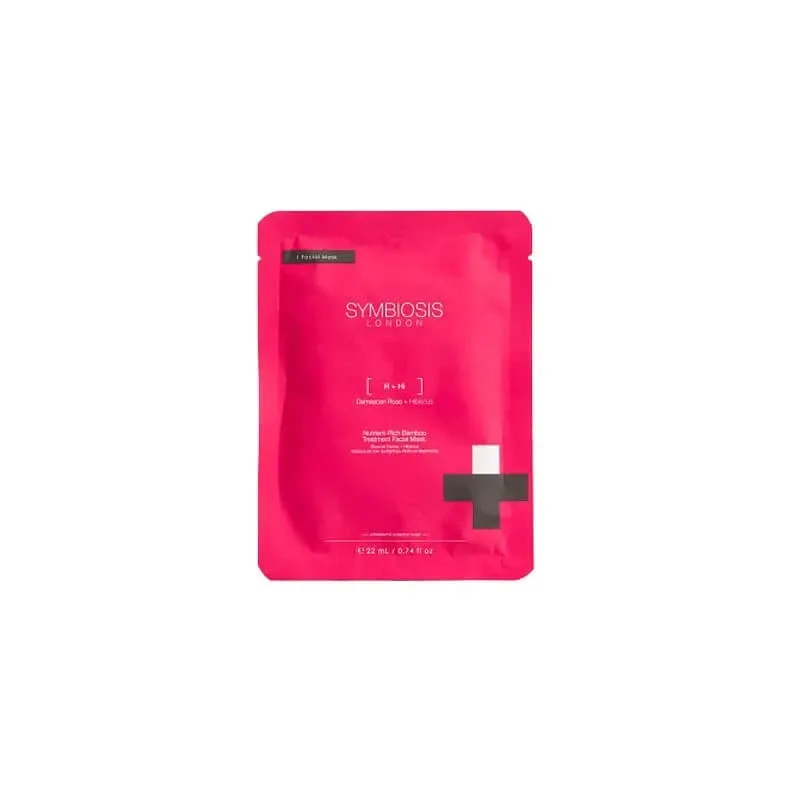 Symbiosis [trandafir damascen + hibiscus] – mască nutritivă cu bambus — preț și oferte