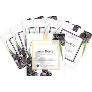 Măști Foreo Acai Berry UFO Activated – 6 măști de netezire a tenului, câte 6 gr fiecare