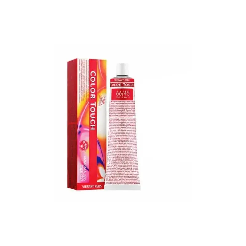 Wella Color Touch Vibrant Reds nr. 66/45 blond închis intens cu nuanțe de cupru și mahon – vopsea de păr 60 ml — preț și oferte