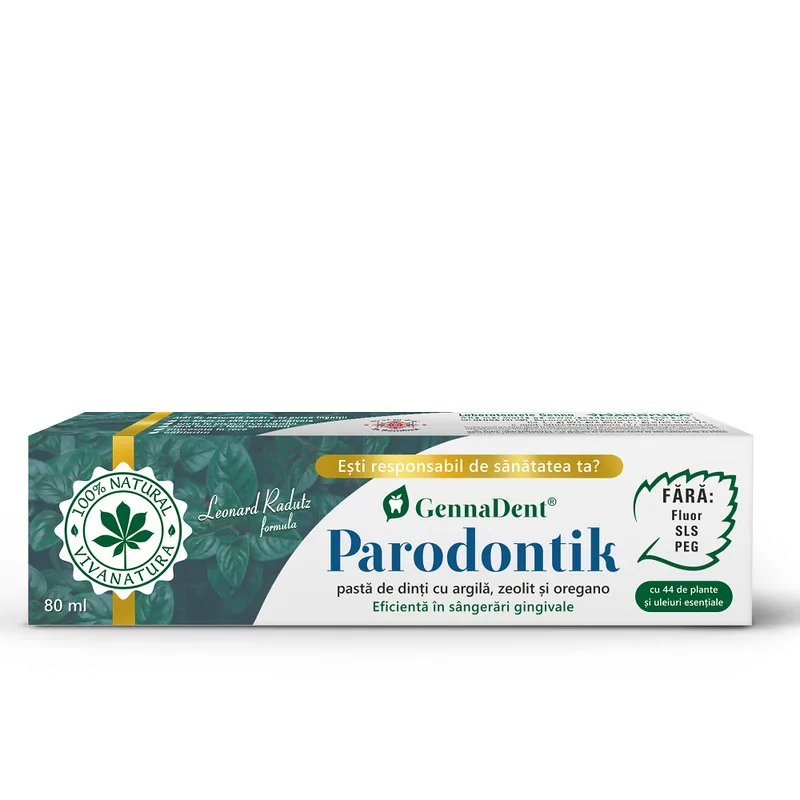 Pasta de dinti GennaDent Parodontik, Vivanatura | 80 ml — preț și oferte