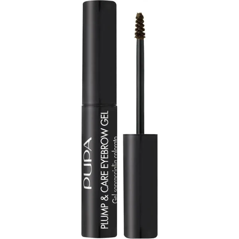 Pupa Plump &amp; Care Eyebrow Gel – gel pentru sprâncene nr. 002 maro — preț și oferte