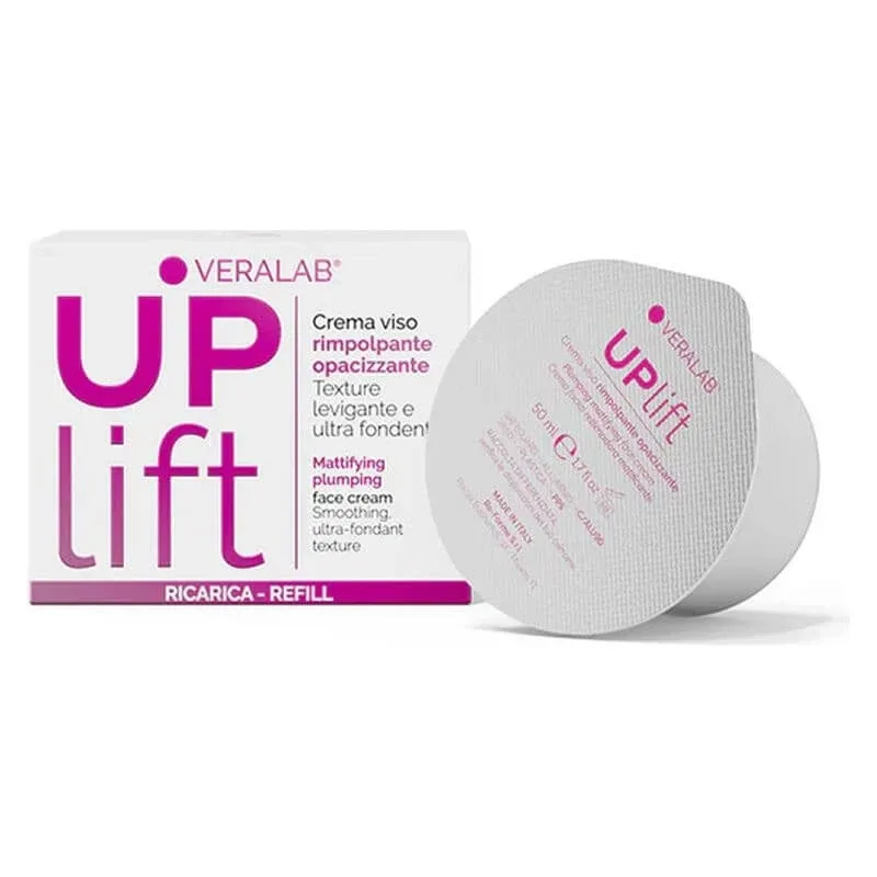 Veralab Uplift – cremă de față cu efect de umplere, matifiantă, anti-îmbătrânire și purificatoare, reîncărcabilă, de 50 ml — preț și oferte