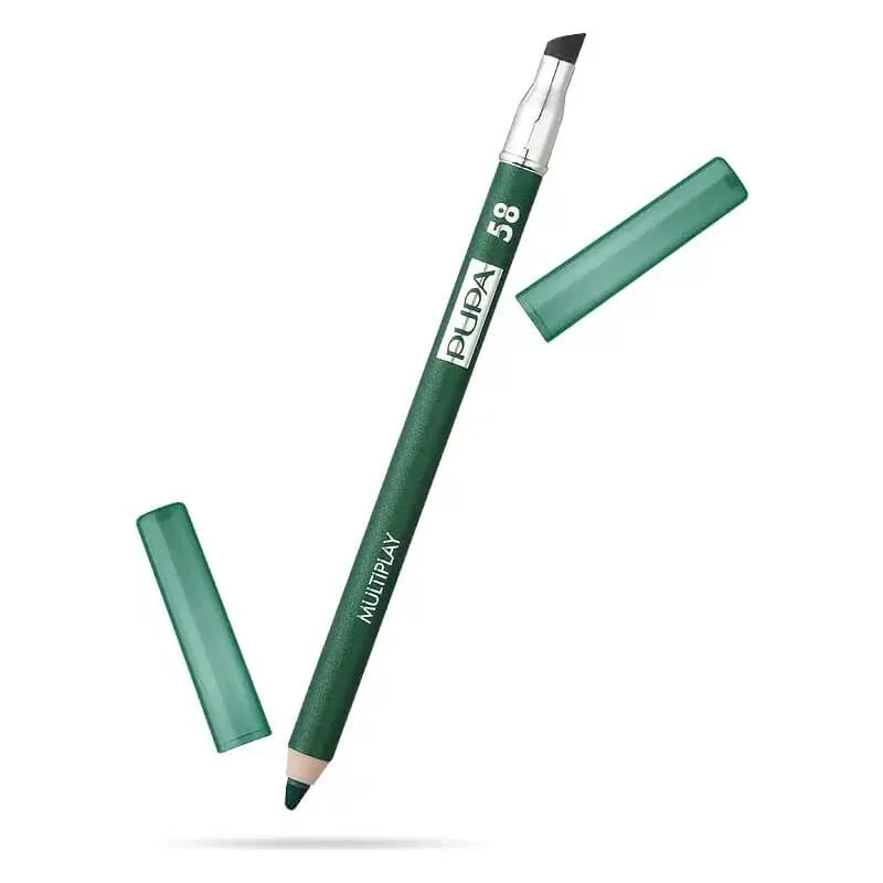 Pupa Multiplay – creion pentru ochi 3 în 1 nr. 58, verde plastic — preț și oferte