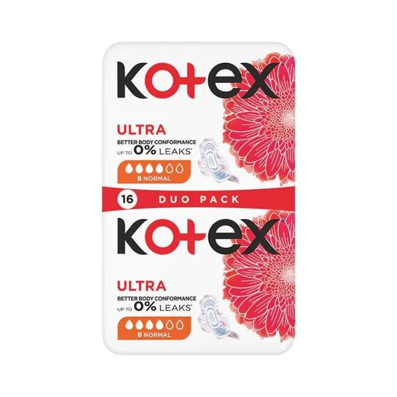 Absorbante Ultra Normal, 16 bucati, Kotex — preț și oferte