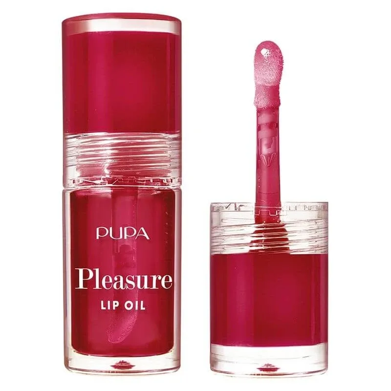 Pupa Pleasure Lip Oil – ulei-elixir nutritiv și volumizant pentru buze nr. 04 Juicy Cherry — preț și oferte