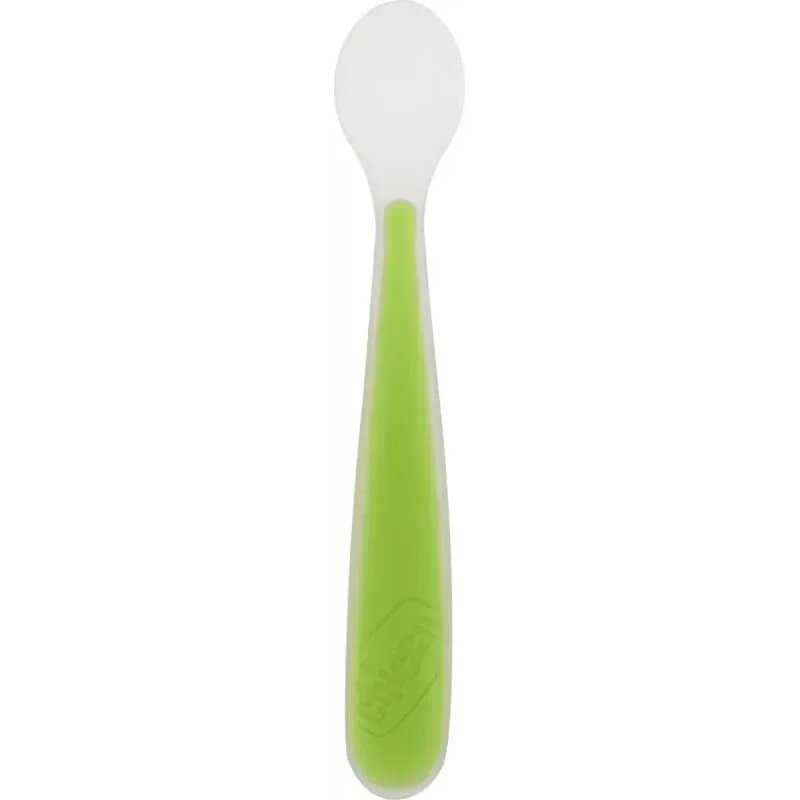 Chicco linguriță moale din silicon, 6 luni+, verde — preț și oferte