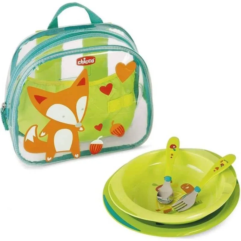 Chicco First Backpack – rucsac cu set pentru masă — preț și oferte
