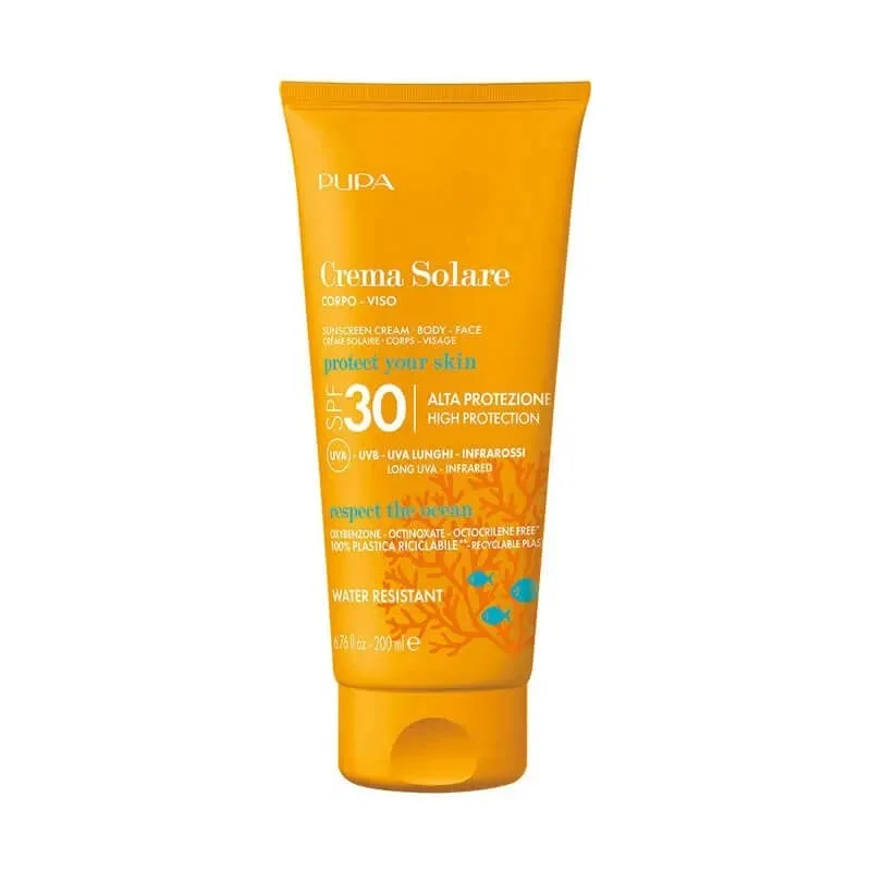 Pupa cremă de protecție solară SPF 30 pentru față și corp, protecție ridicată, 200 ml — preț și oferte