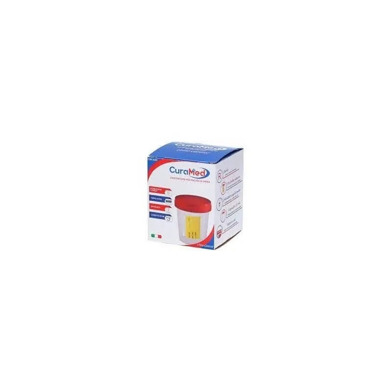Curamed - recipient steril de unică folosință pentru urină, cu capac, 120 ml — preț și oferte