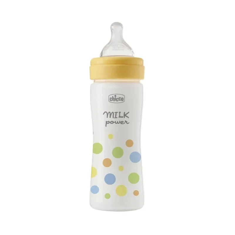 Chicco Perfect Easy – biberon anti-colici cu tetină din silicon Soft Sense, pentru copii de peste 2 luni, debit mediu, 250 ml — preț și oferte