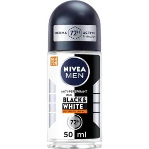 Nivea Men Black &amp; White Invisible Ultimate Impact – deodorant roll-on 50 ml