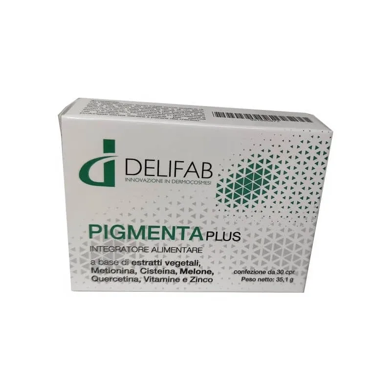 Delifab Pigmenta Plus 30 comprimate – supliment alimentar pentru piele — preț și oferte