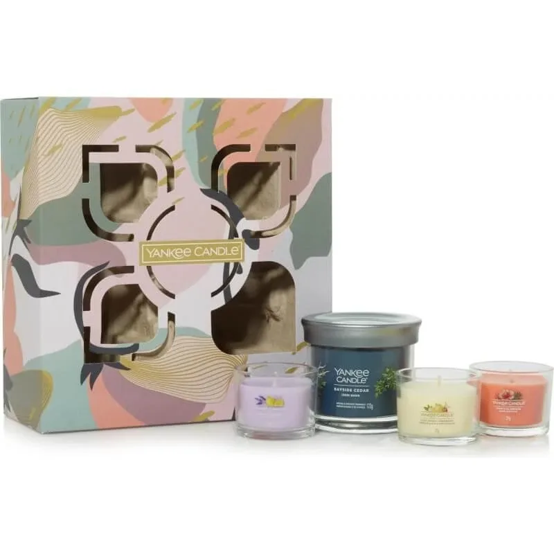 Yankee Candle – Set cadou cu 1 pahar mic și 3 lumânări mini — preț și oferte