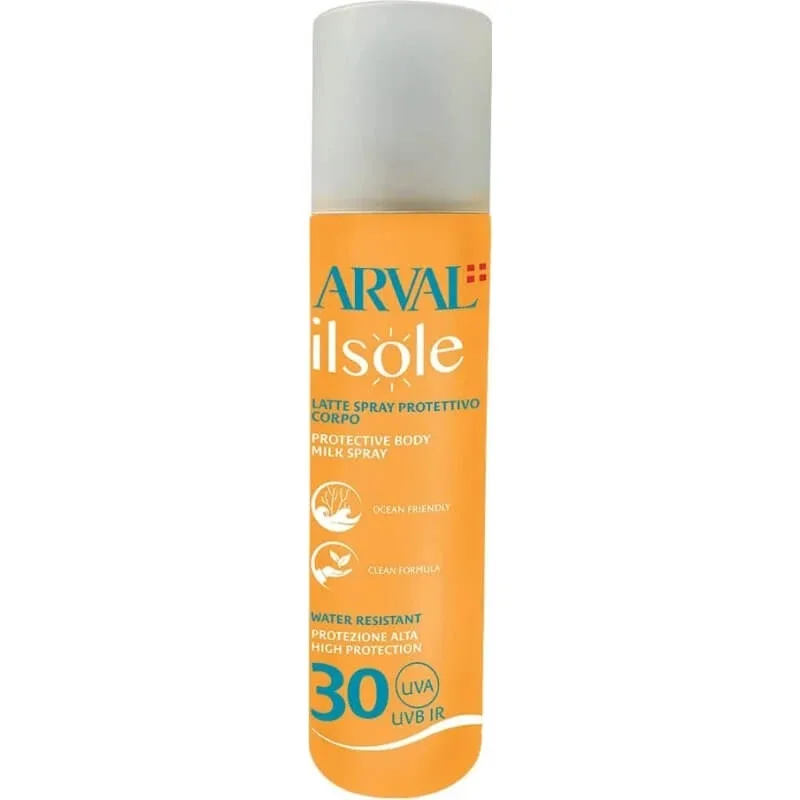 Arval loțiune solară SPF 30, spray pentru corp, protecție solară ridicată, 200 ml — preț și oferte