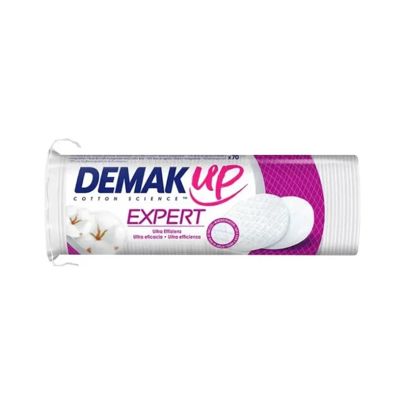 Demak up Discuri demachiante din bumbac cu două fețe, cu structură alveolară perfectă - 70 de discuri — preț și oferte