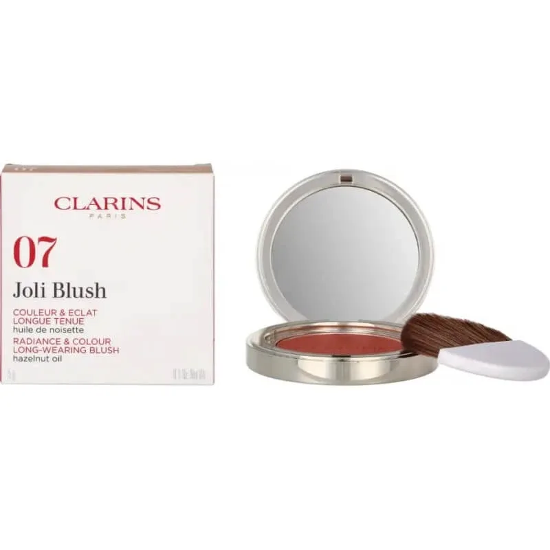 Clarins Joli Blush – fard de obraz compact – nr. 07 Cheeky Peach — preț și oferte