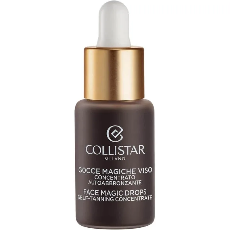 Collistar picături magice pentru față – concentrat autobronzant cu efect ultra-rapid, 10 ml — preț și oferte
