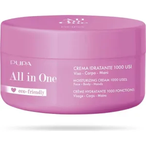 Pupa All in One – cremă hidratantă cu 1000 de utilizări pentru față, corp și mâini, 350 ml