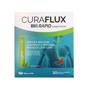 Marco Viti Curaflux Rapid, suspensie – ameliorează senzația de arsură și combate refluxul, 30 de plicuri