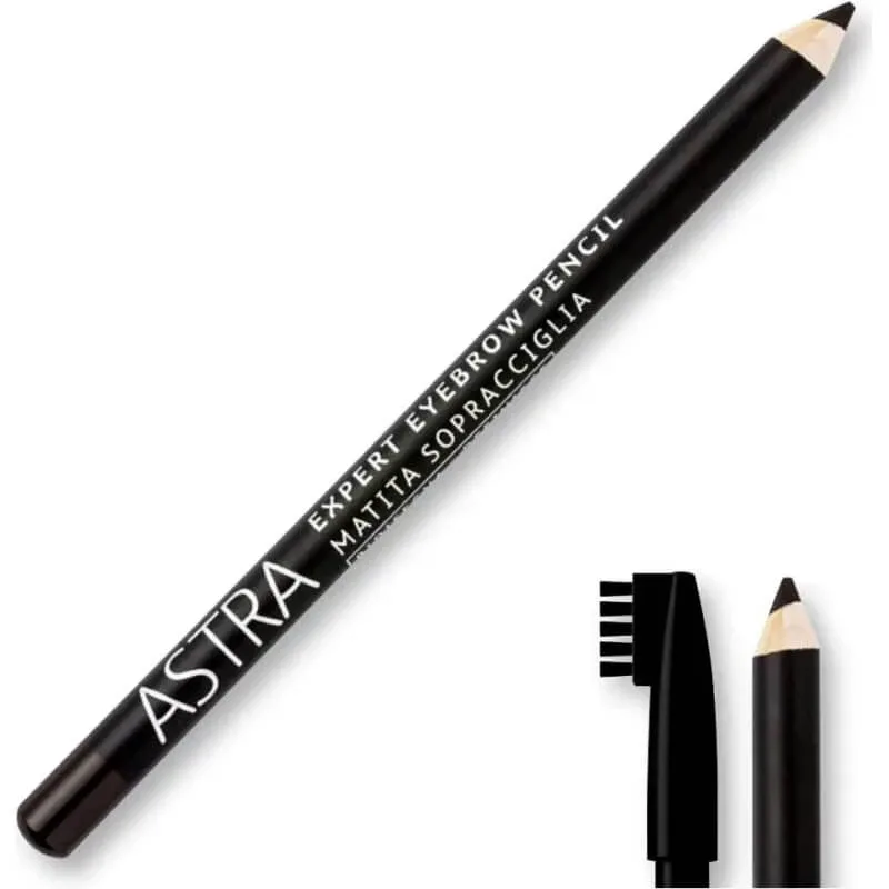 Astra expert - creion pentru sprâncene cu pieptene nr. eb1 negru — preț și oferte