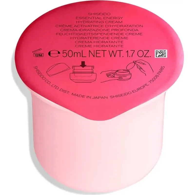 Shiseido Essential Energy Hydrating Cream – cremă hidratantă reîncărcabilă, 50 ml — preț și oferte