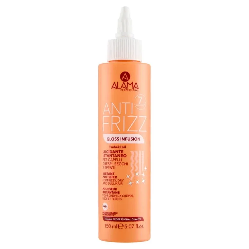 Alama Anti frizz gloss infusion – fluid de îngrijire și strălucire pentru părul lipsit de vitalitate, 150 ml — preț și oferte