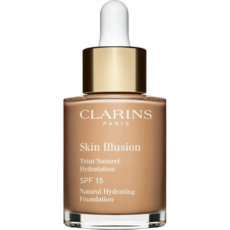 Clarins Skin Illusion – fond de ten lichid – nr. 108.5 Cashew — preț și oferte