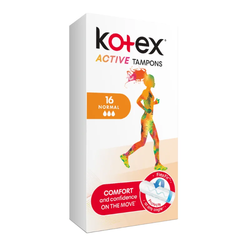 Tampoane interne Active Normal, 16 bucati, Kotex — preț și oferte