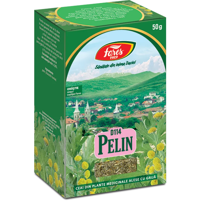 Pelin, iarba, D114, ceai la punga, Fares | 50G — preț și oferte