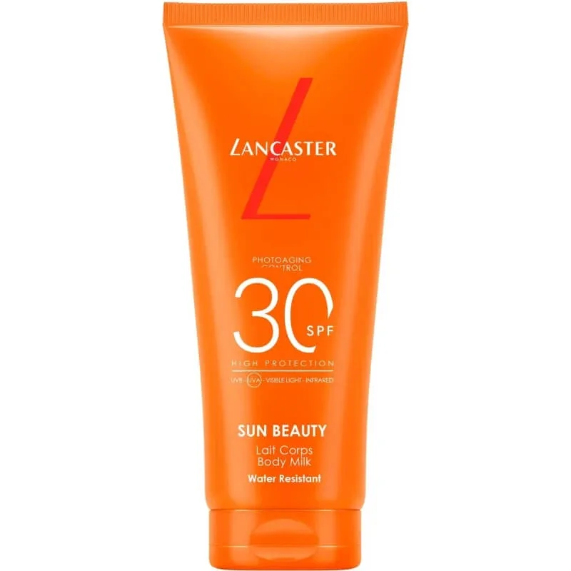Lancaster Cremă solară SPF 30, lapte de corp Sun Beauty Body Milk, protecție ridicată, 100 ml — preț și oferte