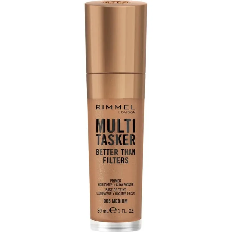 Rimmel multi-tasker „Better than Filters” 3 în 1 – primer, amplificator de strălucire și iluminator nr. 005 mediu Rimmel London — preț și oferte