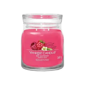 Yankee Candle Red Raspberry – lumânare parfumată din gama Signature, dimensiune medie, 368 g