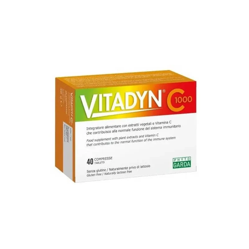 Vitadyn C 1000 – supliment alimentar cu vitamina C, 40 de comprimate — preț și oferte