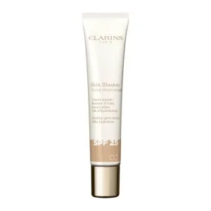 Clarins Skin Illusion Tinted Moisturizer – cremă hidratantă colorată cu SPF 25, nr. 02