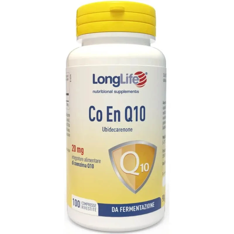 Longlife Co-en-Q10 100 comprimate – supliment alimentar pentru sănătatea cardiovasculară — preț și oferte