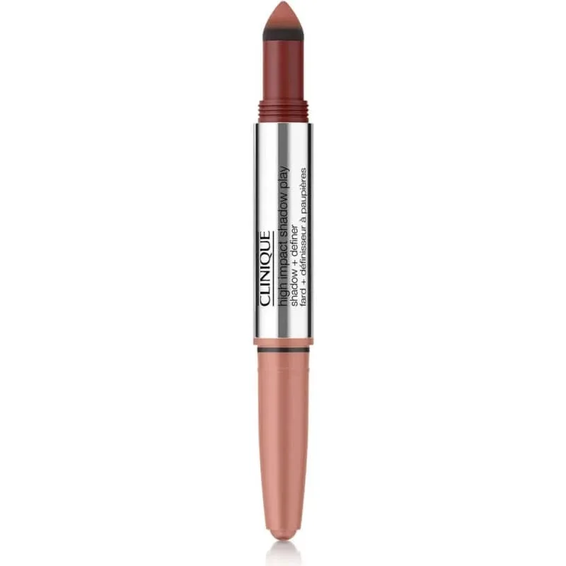 Clinique High Impact Shadow Play Shadow + Definer – fard de ochi sub formă de stick, nr. Strawberries + Chocolate — preț și oferte