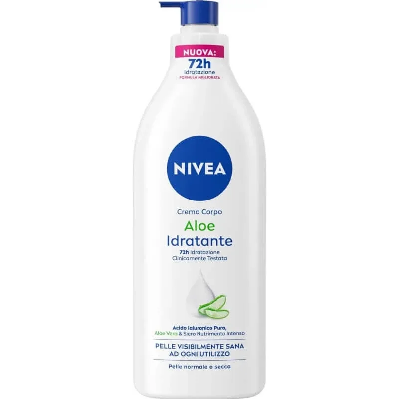 Nivea Aloe hidratantă 72h – cremă de corp pentru piele normală și uscată, 500 ml — preț și oferte