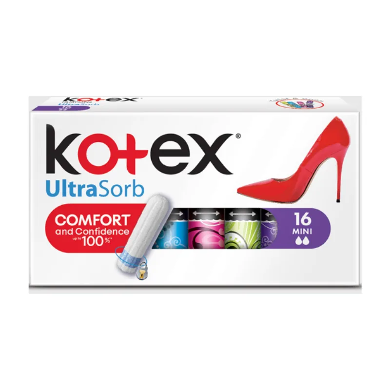 Tampoane Mini UltraSorb, 16 buc, Kotex — preț și oferte