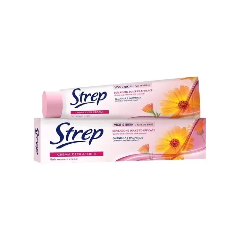 Strep Cremă de epilare delicată și eficientă pentru față și zona bikini, 75 ml — preț și oferte