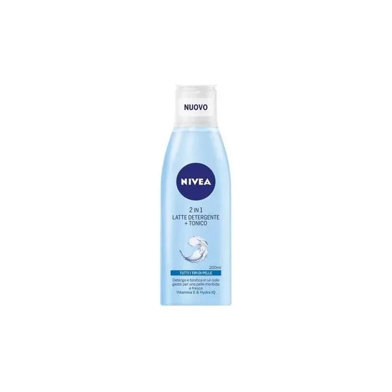 Nivea linia pentru față - lapte demachiant + tonic 200 ml — preț și oferte