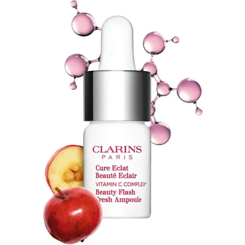Clarins Cure Eclat Beauté Éclair – tratament iluminator pentru față, 8 ml — preț și oferte