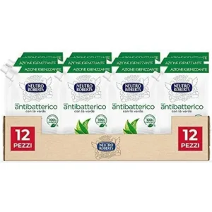 Neutro Roberts Ceai verde – săpun lichid cu proprietăți antibacteriene – rezerve de 400 ml