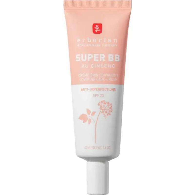 Erborian Super BB cu ginseng – cremă de față coreeană împotriva imperfecțiunilor, 40 ml – clair — preț și oferte