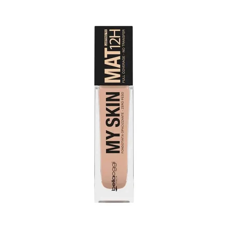 Bellaoggi My skin mat 12h – fond de ten mat – nr. 2 neutral rosy — preț și oferte