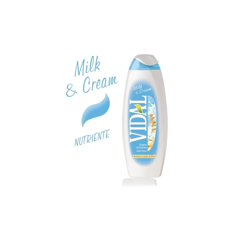 Vidal Milk &amp; cream - baie nutritivă cu ovăz și lapte de orez 500 ml — preț și oferte