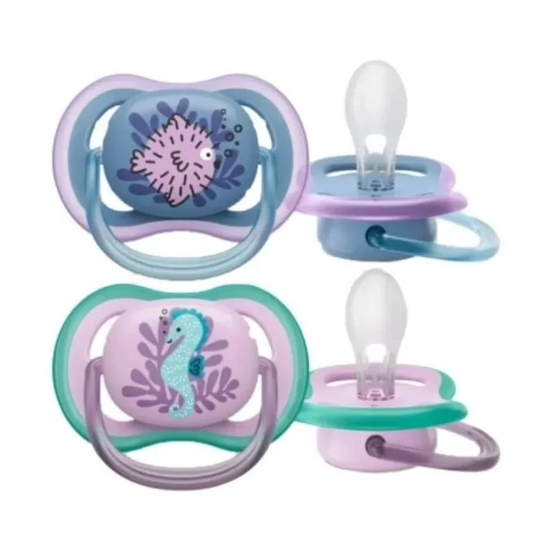 Avent suzete Ultra Air – 2 suzete ortodontice din silicon pentru vârsta de 6–18 luni — preț și oferte
