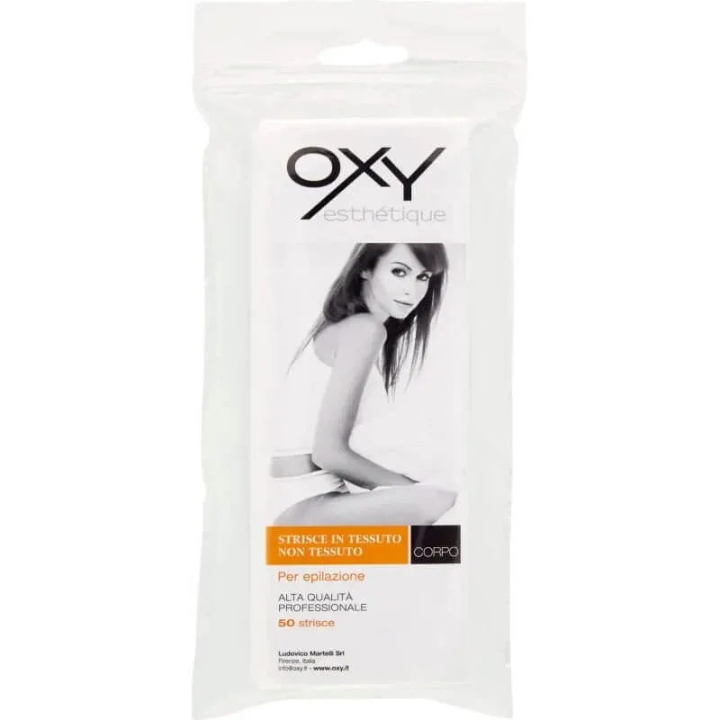 Oxy – Benzi din material nețesut pentru epilarea profesională a corpului, 50 de benzi — preț și oferte
